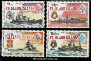 Falkland Islands Scott 237-240 Mint never hinged.