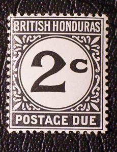 British Honduras Scott #J2 mnh