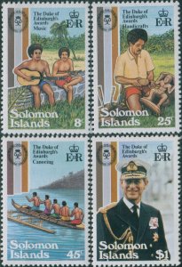 Solomon Islands 1981 SG448-451 Duke of Edinburgh Awards set MNH