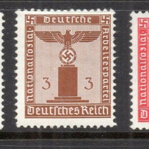 Germany 1938-42 Early Issue Fine Mint Hinged 3pf. NW-167182