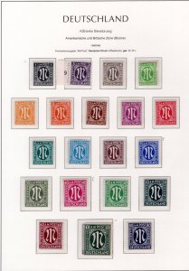 GERMANY ALLIED & AMERICAN BRITISH OCCUPATION ZONES GOOD COLLECTION PERFECT MNH