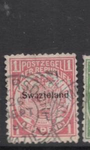 Swaziland SG 1 VFU (7dfe)