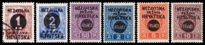 Croatia Scott 24-25, 26-29 (1941) Mint/Used H F-VF, CV $6.80 Q