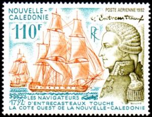  New Caledonia VF MNH Single #C238 Bright Color  SCV $2.50