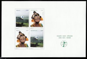 Mali 812 - 813 / Senegal 1258 - 1259 West Africa Ecopole MNH