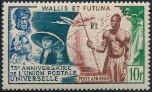 Wallis et Futuna stamp 75th anniversary of UPU MNH 1949 Mi 176 WS224190