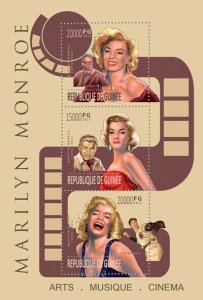 Guinea 2013 MNH - MARILYN MONROE.  Y&T: 6875-6877. Michel Code: 9986-9988