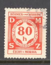 Bohemia & Moravia Sc # O5 used (RS)