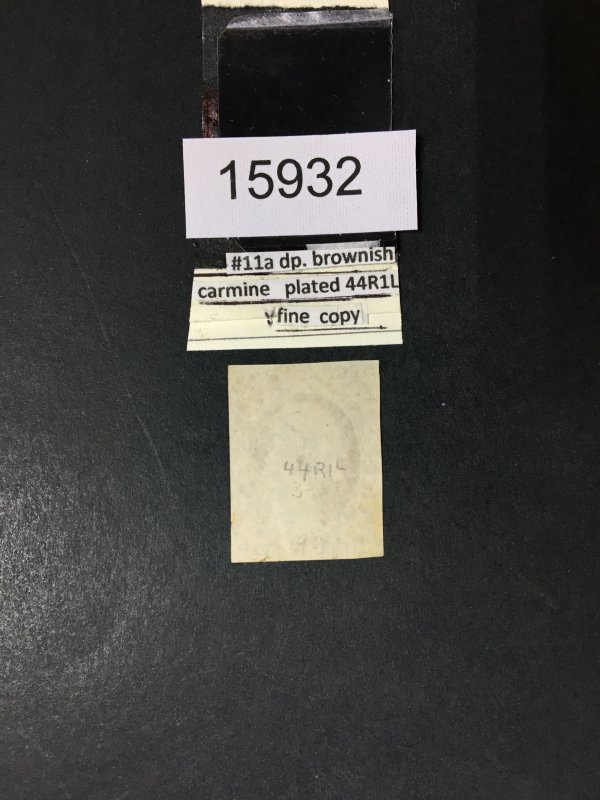 US STAMPS # 11A USED 44R1L CAT. $20 LOT #15932