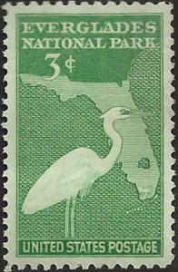 # 952 MINT NEVER HINGED EVERGLADES NATIONAL PARK