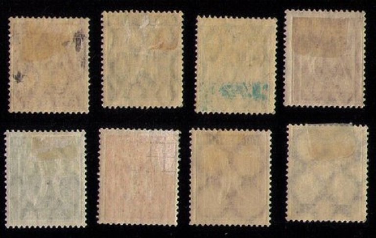 Germany Sc 137-142,167,170 Numerals MNH & MH F-VF