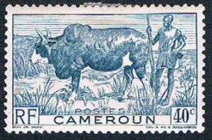 Cameroun 306 MLH Zebu and herder (BP643)