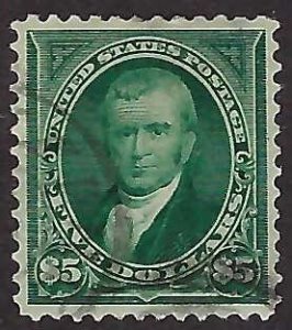 US Scott #278 Used VF-XF PF Cert 1999 slight crease