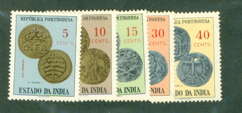 PORTUGUESE INDIA 598-602 MH BIN $1.50