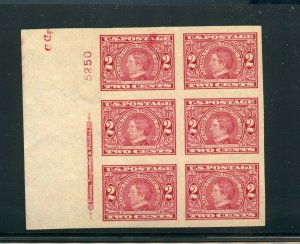 UNITED STATES 2c ALASKA SCOTT #371 IMPER PLATE BLOCK PRISTINENEVER HINGED