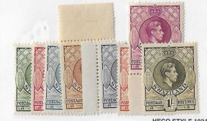 Swaziland Sc #27-34  short set of 8  NH VF