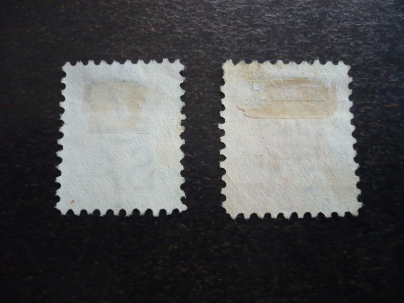 Stamps - South Australia - Scott# 57-58 - Used Part Set of 2 Stamps