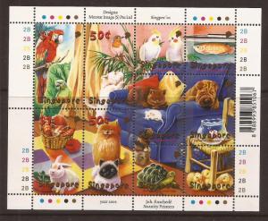 2001 Singapore -Sc 980 - MNH VF - Pets