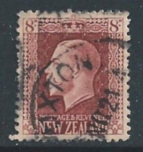 New Zealand #157 Used 8p King George V