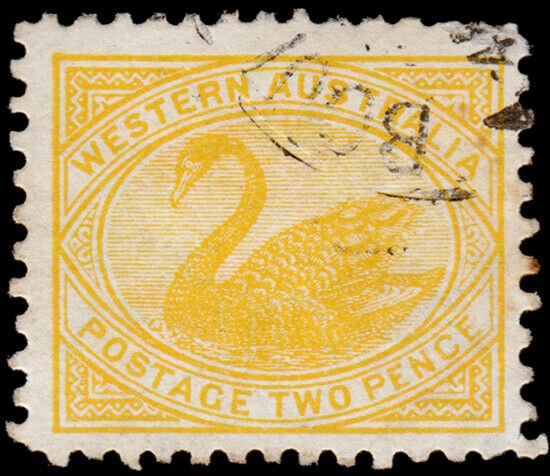Western Australia Scott 91a, Perf. 11 (1905) Used VF, CV $32.50 M