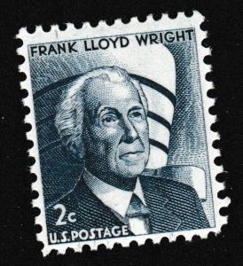 US 1280 Frank Lloyd Wright 2c single MNH 1966