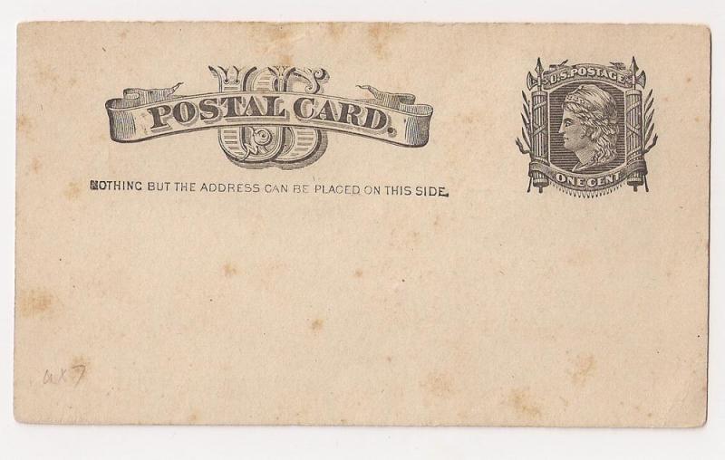 UX7 unused w printed Butter & Cheese dealer advert reverse