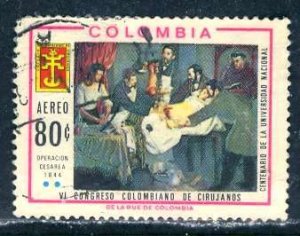 Colombia; 1967: Sc. # C493: Used Cpl. Set