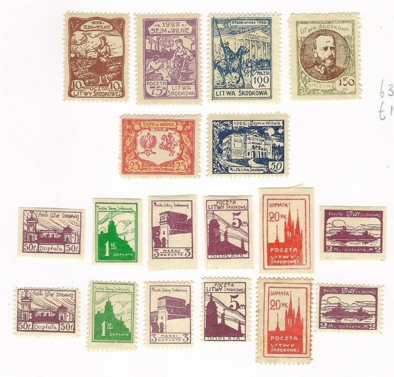 Lithuania & Estonia Collection on Pages