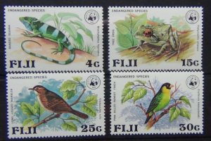 Fiji 1978 Endangered Wildlife Set MNH