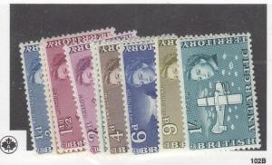 BRITISH ANTARCTIC TERRITORY # 1-10 VF-MNH PART SET TO 1sh CHEAP LIST