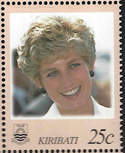 Kiribati 719A 25c Princess Diana Memorial Fund MNH CV$0.50 1998