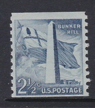 1056 Bunker Hill Monument Coil MNH