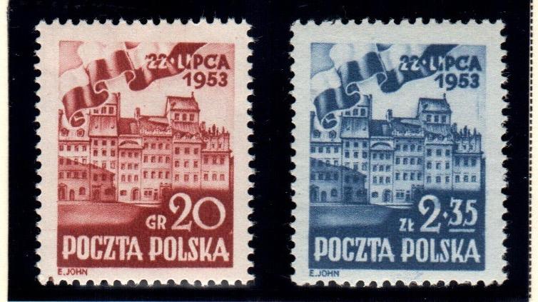 Poland 582 - 583  MNH cat $ 4.00