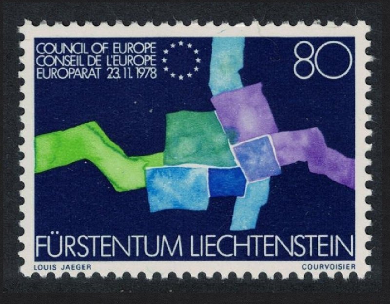 Liechtenstein Liechtenstein's Entry into Council of Europe 1979 MNH SG#726
