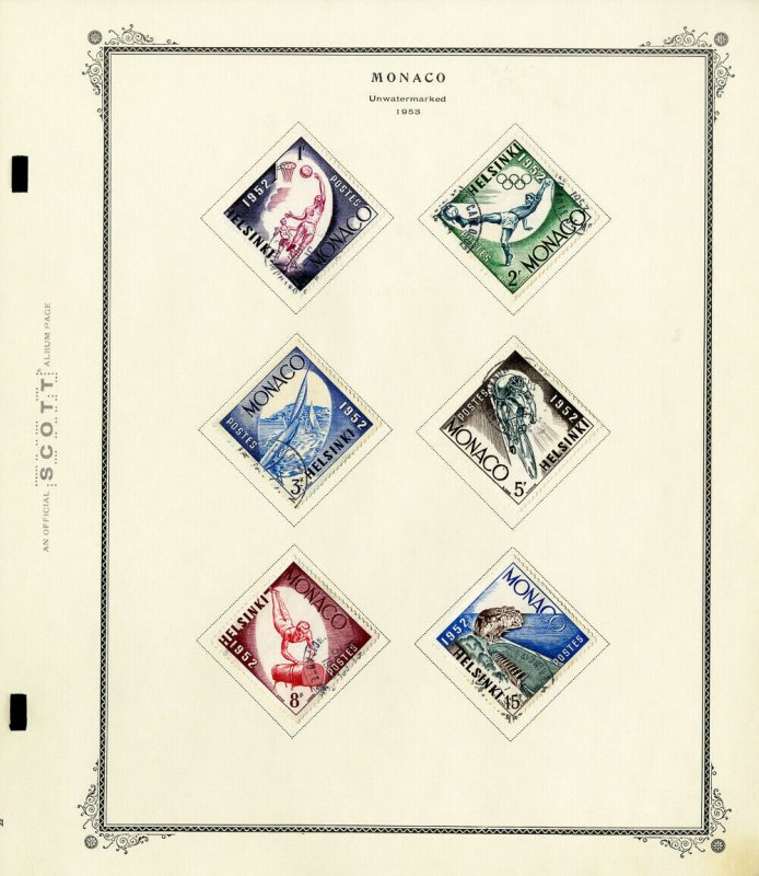 Monaco Massive High Value Stamp Collection