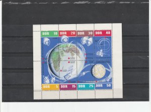 DDR 1962 S/S SPACE MNH CAT VAL.31.00