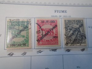 Fiume  # 161-63  used
