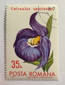 Romania 1971 Scott 2250 CTO - 35b, Bucharest Botanical Garden, Flowers