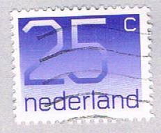 Netherlands 538 Used Numeral 25c 1976 (BP33420)