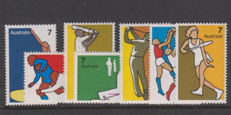 Australia Sc#590-596 MNH