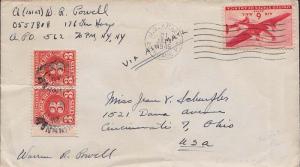 United States A.P.O.'s 6c Transport 1945 U.S. Army 20th Base P.O. 21 Marseill...