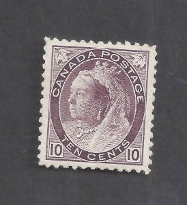 CANADA # 83 VF MINT NH 10 CENT BROWN-VIOLET QV NUMERAL ISSUE BS31340