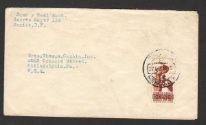 MEXICO TO USA - TRAVELED LETTER - 1939. (37)