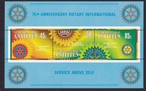 Netherlands Antilles #449-451a  MNH 1980  sheet Rotary Club