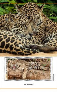 GUINEA - 2023 - Jaguars - Perf Souv Sheet - Mint Never Hinged