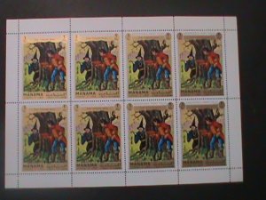 MANAMA- SH 12-ANDERSON'S FAIRY TALES-MNH SHEET VF-LAST ONE-HARD TO FIND