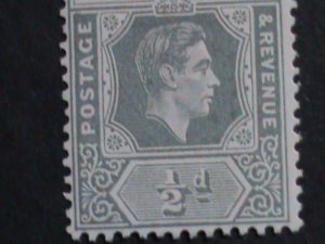 ​LEEWARD ISLANDS-1938 SC#104 KING GRORGE VI REVENUE- MINT -VF-85 YEARS OLD