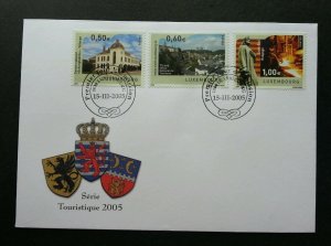 Luxembourg Tourism 2005 Office Monument Building (stamp FDC)