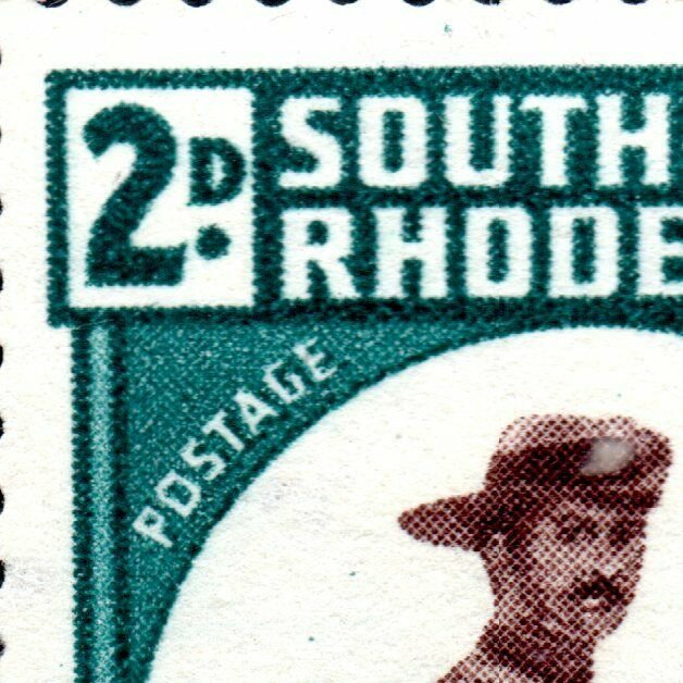 1943 Southern Rhodesia Sg61var with 4 Minor Flaws Unmounted Mint