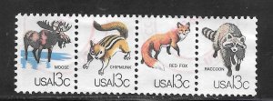 #1757E-H Used Strip of 4